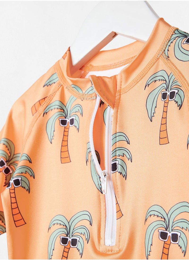BEACH & BANDITS - Girls Palm Breeze Swimsuit - Image 1