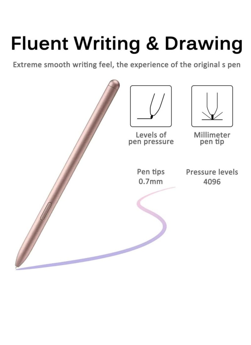 AirYoung Stylus Pen for Galaxy Tab S7 S8 S6 Lite S7FE S7/S8 plus S8 Ultra Stylus Pen with Replacement Tips (No Bluetooth) (Gold)  - Image 2
