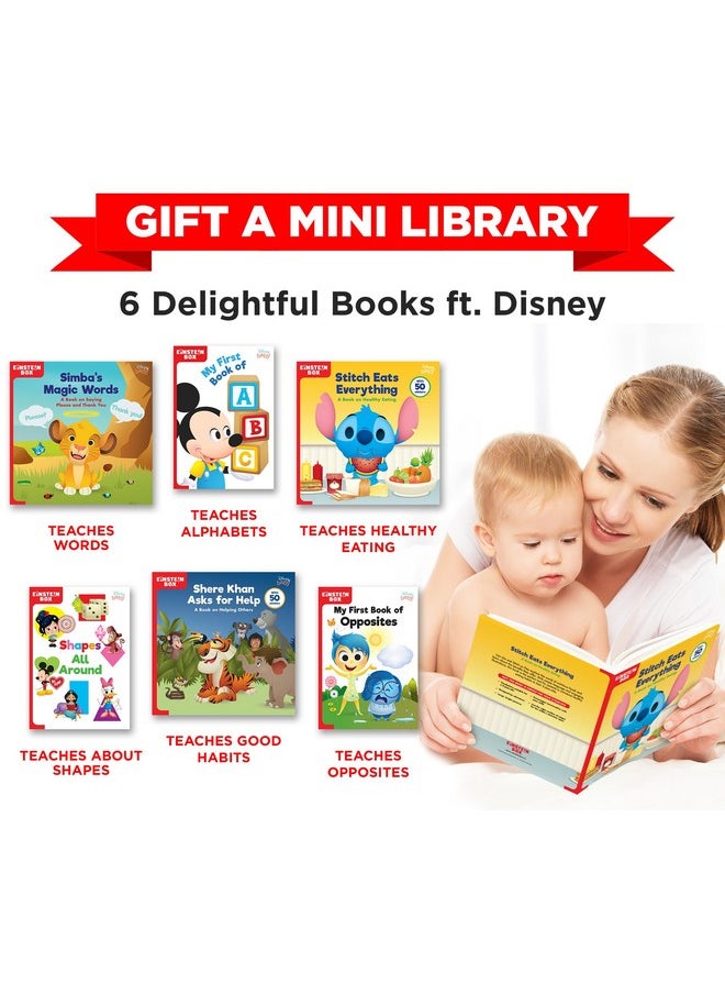 Einstein Box Einstein Box Featuring Disney Birthday Gift Set for 2-Year-Old Boys and Girls | Disney Gift Toys for 2-Year-Old Kids | Board Books and Fun Games | Learning and Educational Toys & Games |  - Image 3