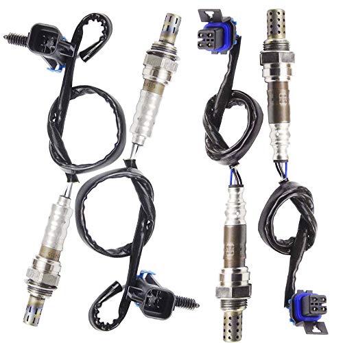 higherbro 4PCS Oxygen O2 Sensor for 2007 Chevrolet Avalanche Suburban 1500 Tahoe Yukon Yukon XL 1500 5.3L Upstream + Downstream - Image 1