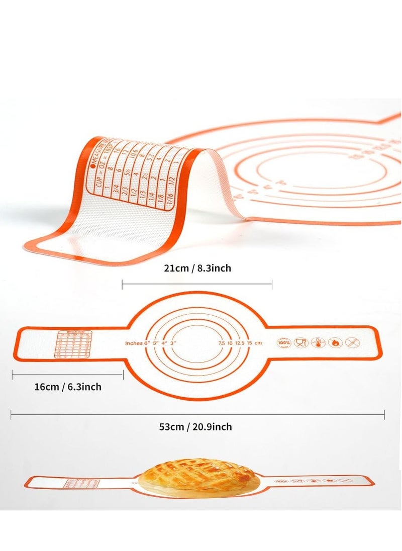 Furtey Sourdough Starter Kit Banneton Bread Proofing Basket Set, 1000ml/34oz Large Capacity Sourdough Starter Jar, with silicone bread sling, for Reusable Bread Making Baking Fermentation Supplies  - Image 5