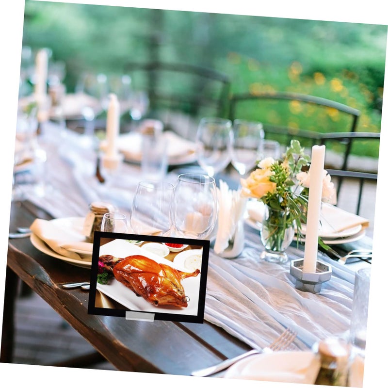 Plastic Place Card Holders 10Pcs for Tabletop Game Photo Menu Note Display Stand - Image 3