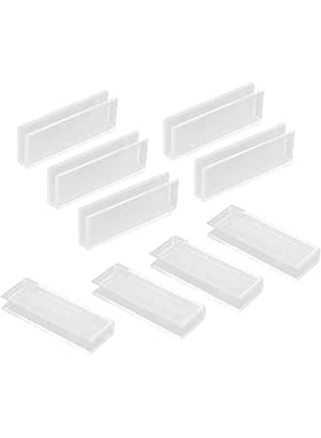 Plastic Place Card Holders 10Pcs for Tabletop Game Photo Menu Note Display Stand - Image 1