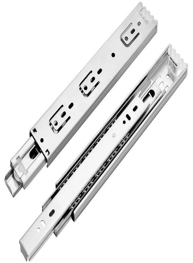 Met Craft Stainless Steel Telescopic Drawer Channel/Runner (Be Blue) 12 Inch (300 mm) with 3 Ball Bearing Weight Capacity Upto 35 kg (Silver) - Image 1