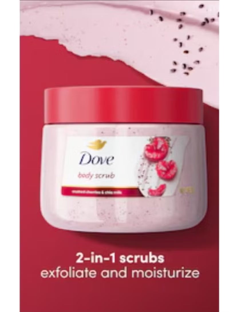 Dove Ground Body Scrub with Shea Milk, Net Wt. 15 oz - Image 2