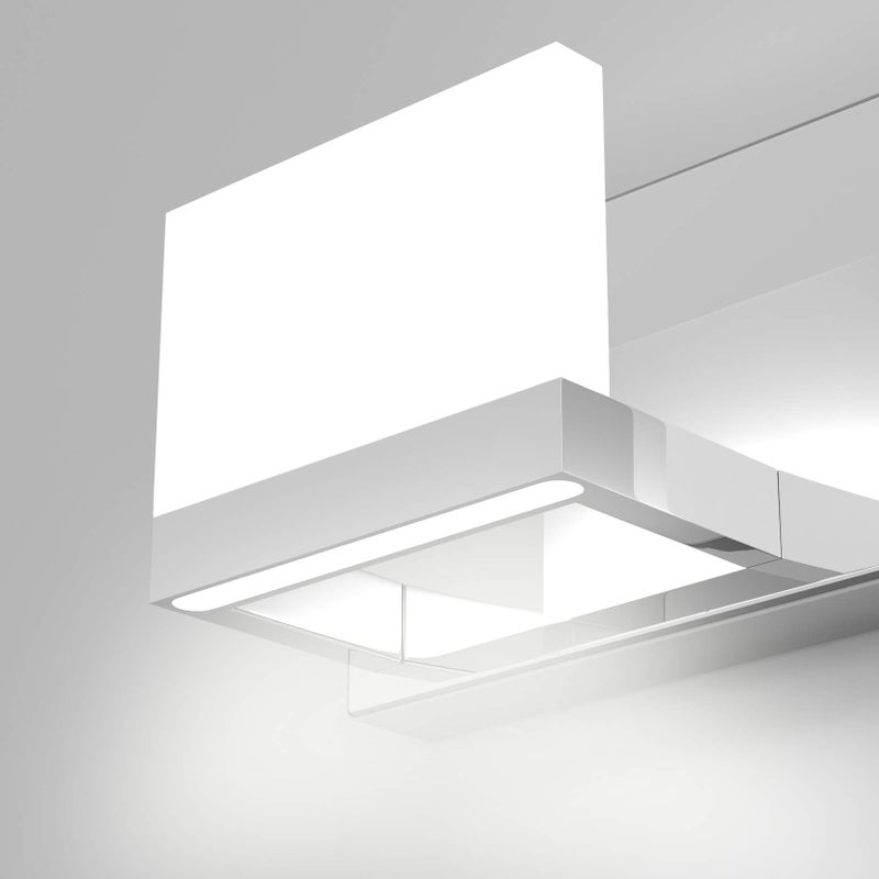 Tipace 5 Lights Modern Chrome Vanity Light for Bathroom Wall Light Up and Down LED Bathroom Light Fixtures Over Mirror(White Light 6000K) - Image 2