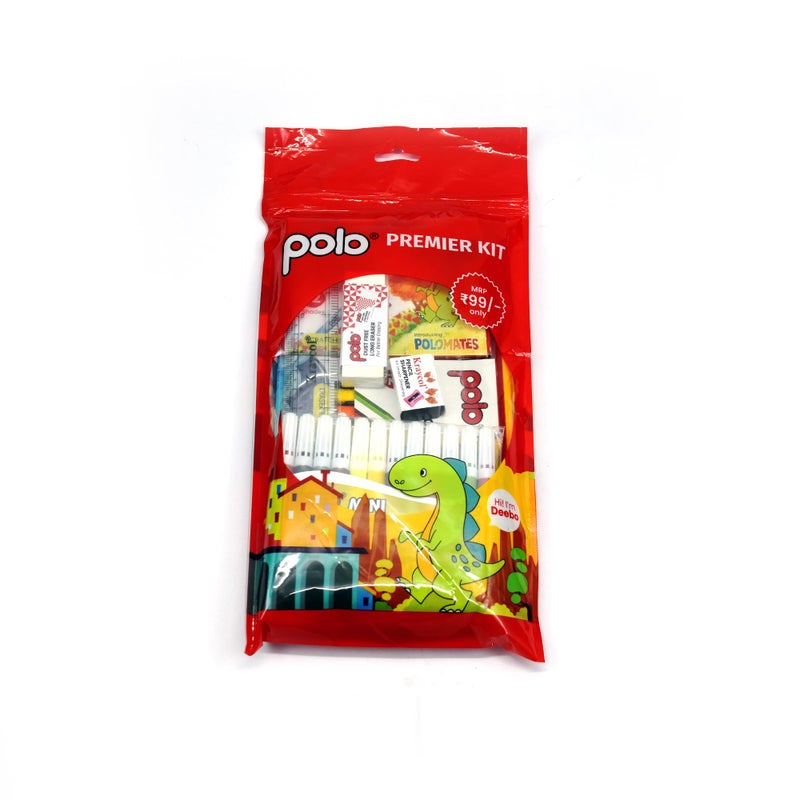 polo Premier Kit - Complete Art & Craft Set with Oil Pastels, Plastic Crayons, Water Colour Pens, Ruler, Pencil, Eraser & Sharpener - Perfect for Kids, Students & Beginners - Creative Drawing and Coloring Kit - Image 1
