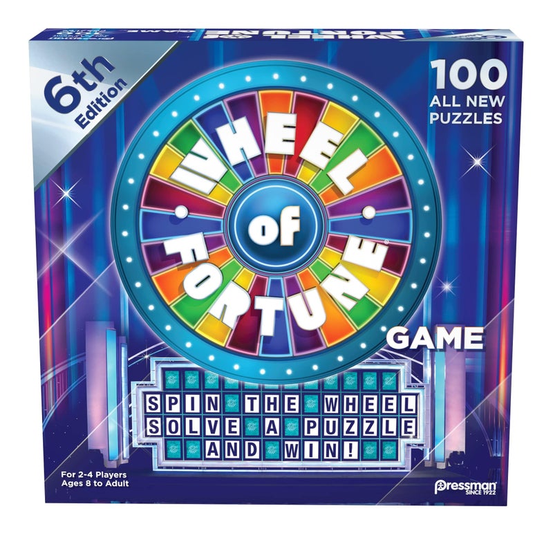 Pressman Wheel of Fortune Game: 7th Edition - Spin The Wheel, Solve A Puzzle, And Win by Pressman - Image 1