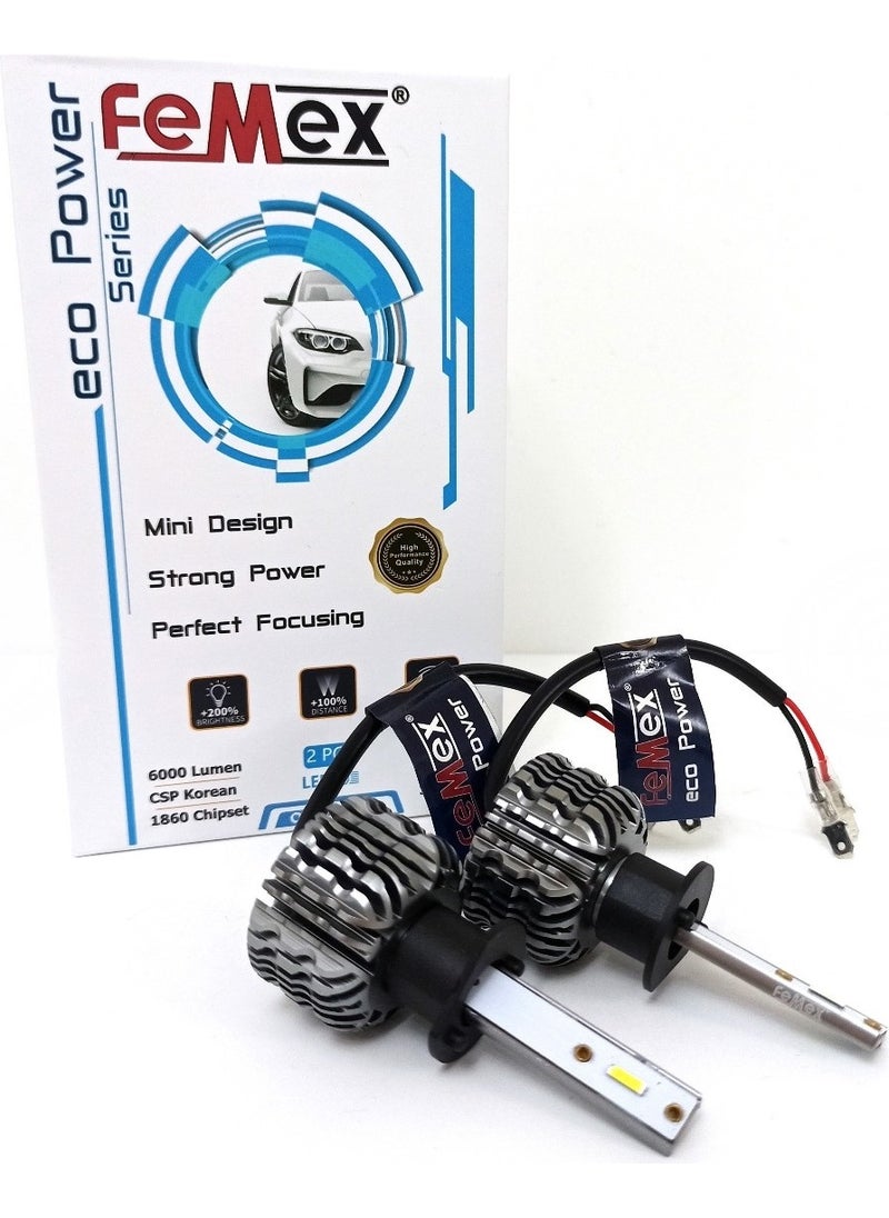 Femex Eco Power H3 Lightning Effect Zenon Csp LED Xenon LED Headlight  - Image 4