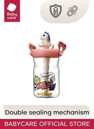 Babycare - T-Rex Toby Sippy Cup, Light Peach, 500 ml, BPA-Free, Leak-Proof, Non-Toxic, Easy Grip Handle, Safe for Toddlers, Spill-Proof Design, Durable, Portable, Ideal for Baby Feeding - pzsku/ZC4D37BAC121B275C3F0BZ/45/1752235821/9c22ec51-8eda-49a8-8788-71dbaca401cb