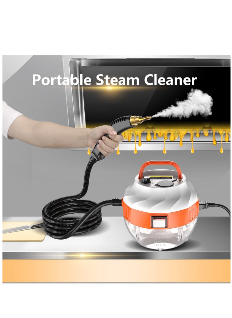 Arabest Steam Cleaner - High Temperature Pressurized Handheld Steam Cleaning Machine with Brush Heads and Gloves, for Car Floors Kitchen Furniture Bathroom Windows  - Image 2
