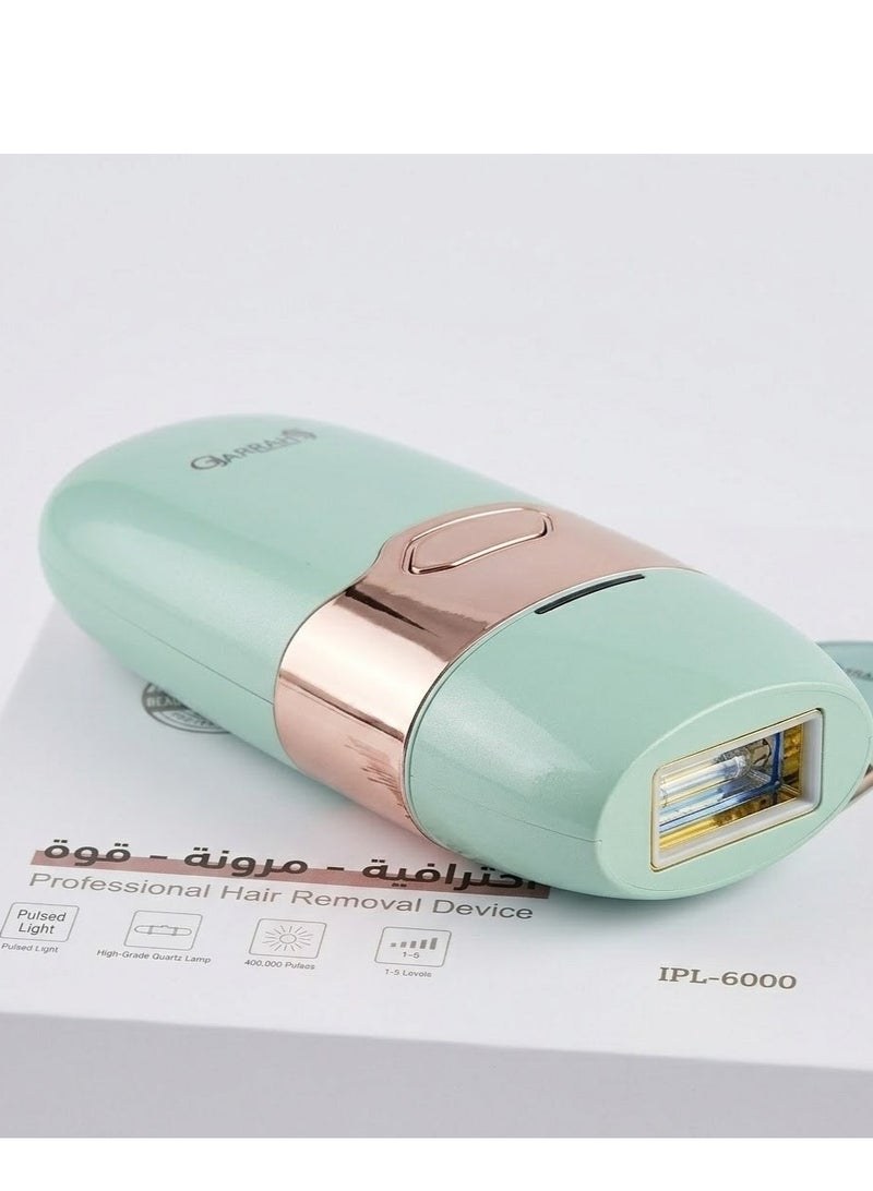 جيجارا Gjarrah IPL-6000 جهاز إزالة الشعر بالنبض الضوئي 160×65×40 مم | 400,000 نبضة وشاشة LCD - Image 2