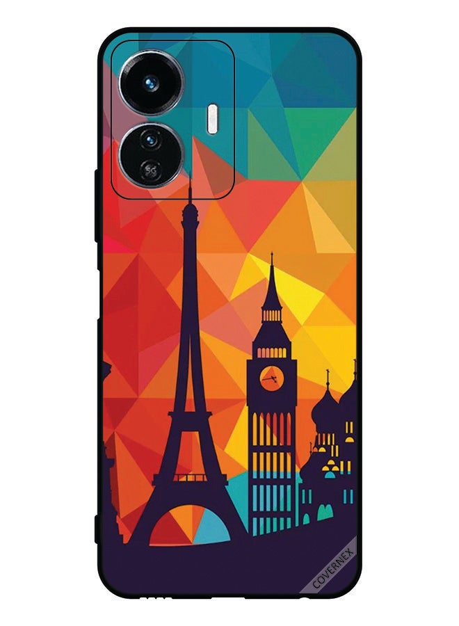 Covernex Protective Case Cover For vivo Y77e Colorful Pattern Paris - Image 1
