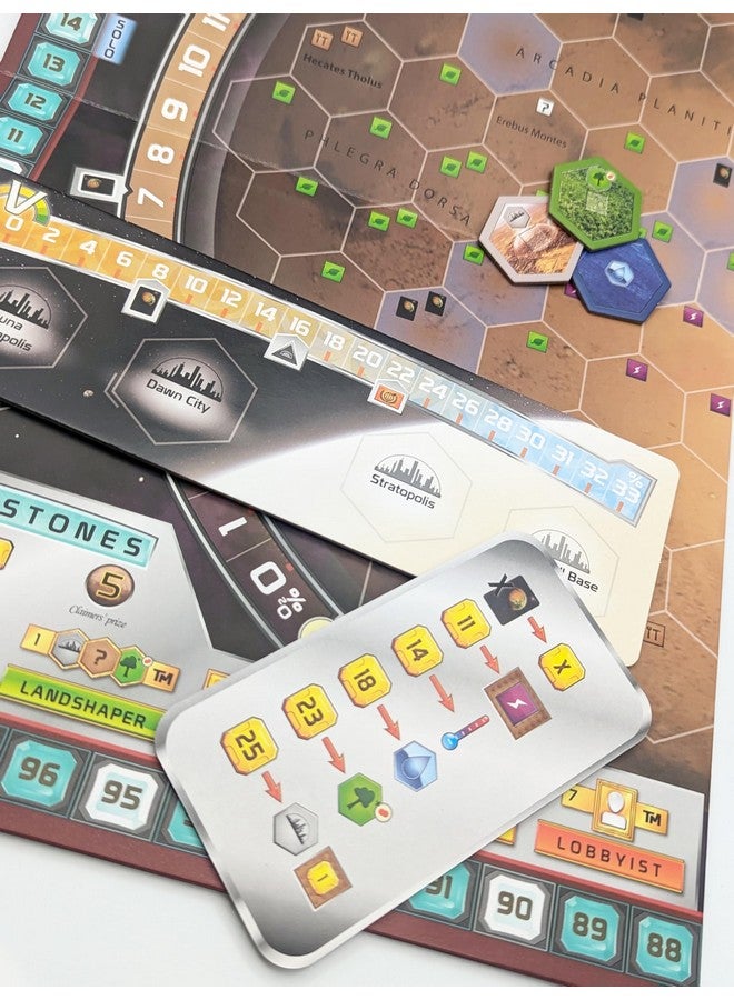 سترونج هولد جيمز Stronghold Games - Terraforming Mars Amazonis & Vastitas - لعبة لوحة استراتيجية توسعية - من 1 إلى 5 لاعبين وللأعمار من 12 عامًا فأكثر - Image 5