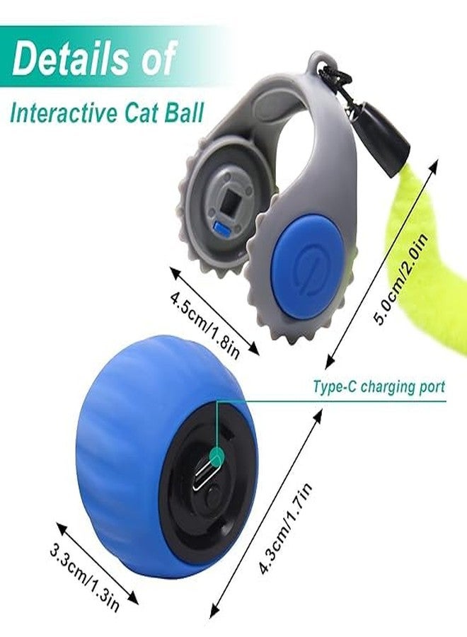 Flavorhaus Speedy Tail Cat Ball 2.0 Chewie Dog Ball Sports Fast Rolling Toy Suitable for Large and Small Dogs and Cats Fun and Engaging Toy for Pets - Image 2