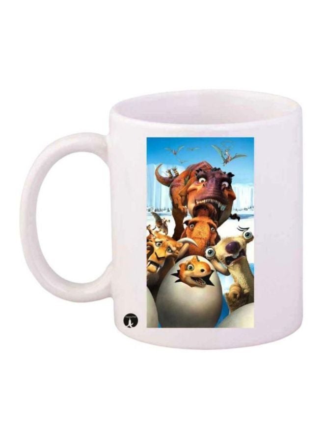 RYN Ice Age Printed Mug White/Blue/Black