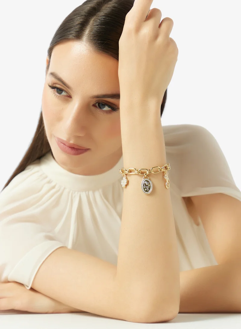 GUESS  Multi Charms Lucky Bracelet for Women | Best Price UAE