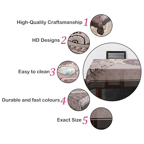 Homerz Premium Center Table Cloth for Home, Durable and Thick Polycotton Fabric (Paradise 970A, 40x60 inch- Center Table) - Image 4