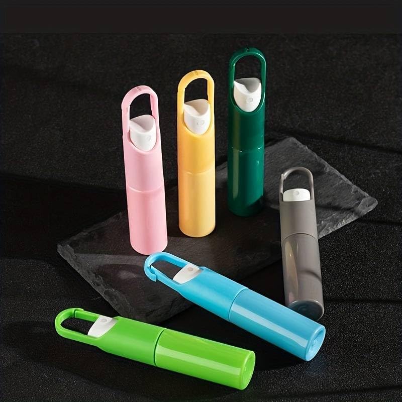 Elegious Elegious Little Hook Travel Pump Spray Bottle Refillable Cosmetic Shampoo Lotion Soap Gym Toiletries Containers Plastic Leak Proof Tube BPA Free Camping Hiking Lightweight Set of 3 Green - Image 4