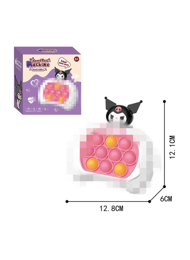 Children's Hamster Handheld Game Machine Key Chain Schoolbag Hanging Accessories School Surrounding Toys Wholesale-Color:Kulomi  Third Generation  - Image 1