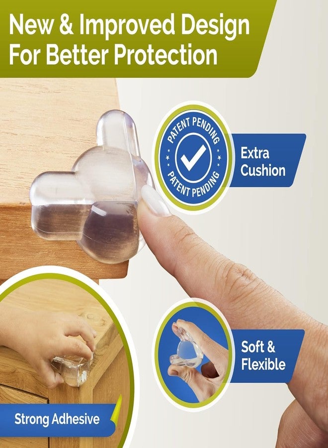 ZEBROC 10 Pcs Silicone Edge Protector for Sharp Edges, Baby Proofing Edge & Corner Guard, Child Safety Cushion for Furniture, Desks, Sharp Corners Protection, Corner Protector (10) - Image 3