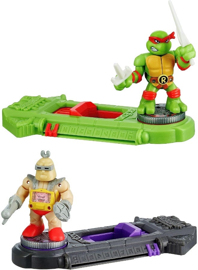 Akedo Legends of Teenage Mutant Ninja Turtles Raphael vs Krang Mini Battling Action Figures - Image 5