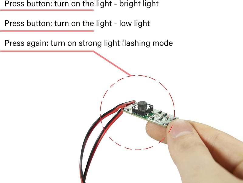mlnyitus [ 3 Model ] Red Flexible Helmet Decorations led Light Cosplay DIY kit RGB Superhero for Men Gifts - Image 3