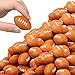 Civaner 200 Packs Mini Football Bulk Sports Stress Ball Mini Foam Footballs Stress Ball Bulk Toy for Party Favor School Carnival Reward Party SuppliesBrown157 Inch - Image 2