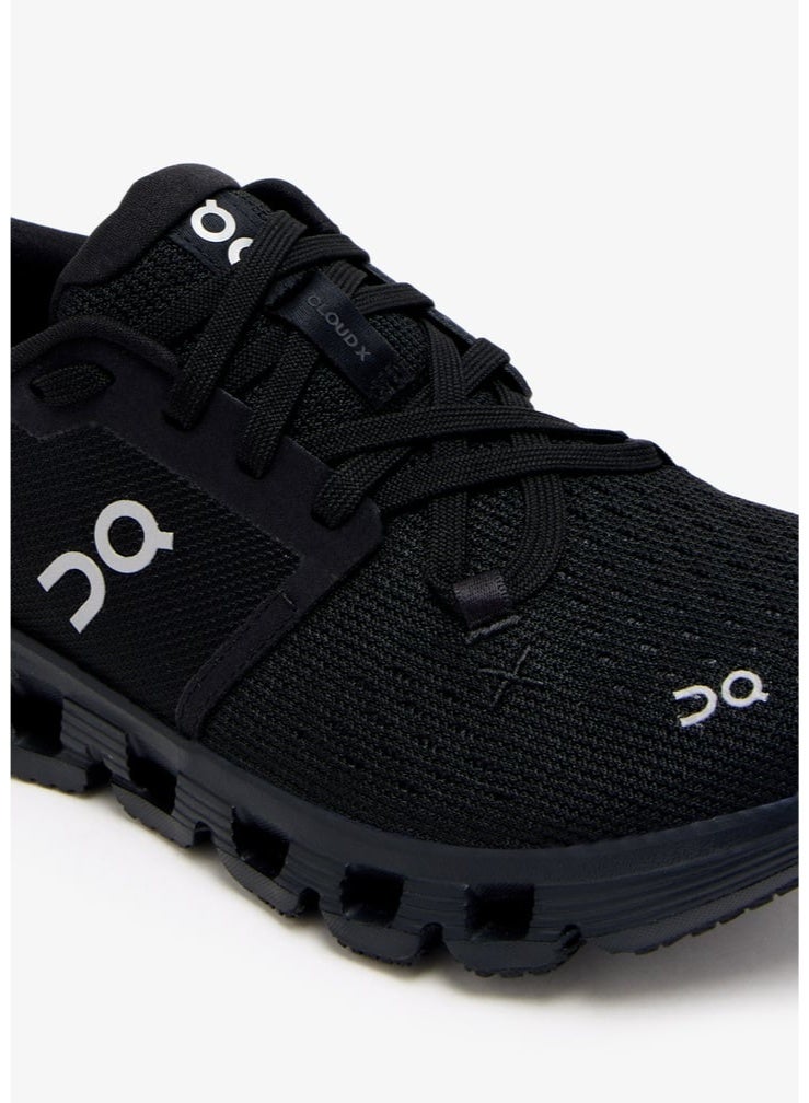 On Running Cloud X 4 Unisex Sneakers - Black Eclipse - Image 4
