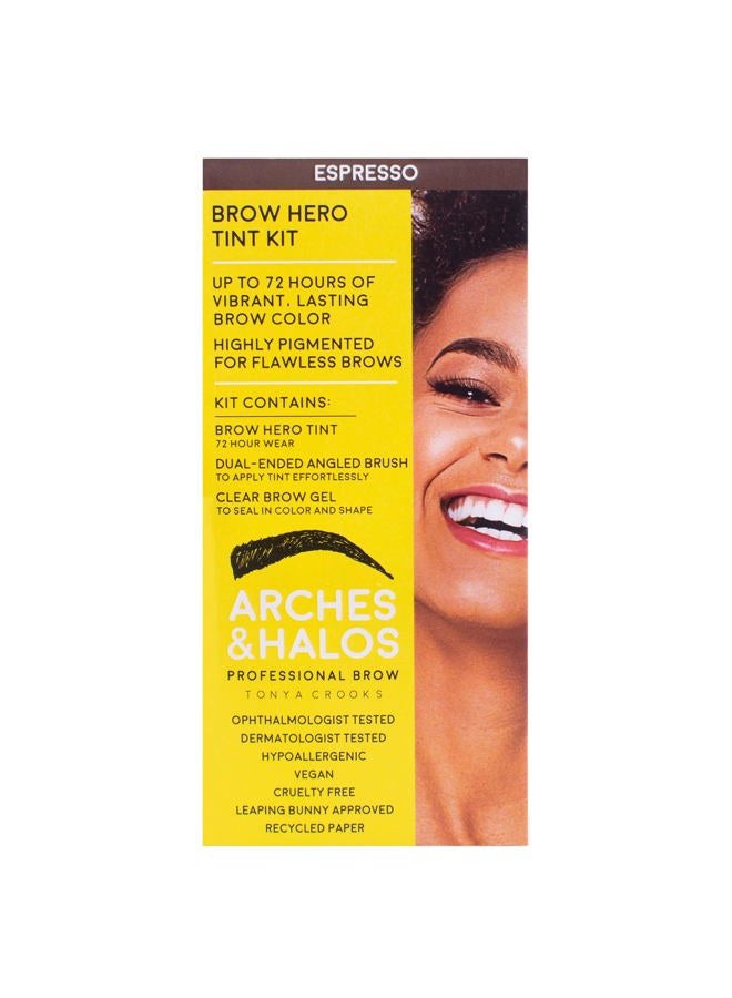Arches & Halos Brow Hero Tint Kit - Espresso - Semi-Permanent Tinting Kit for Perfectly Natural, Shaded Brows - Includes Clear Gel, Tint and Brow Shaper Brush - Temporary, 72-Hour Pigment - 3 pc - Image 5