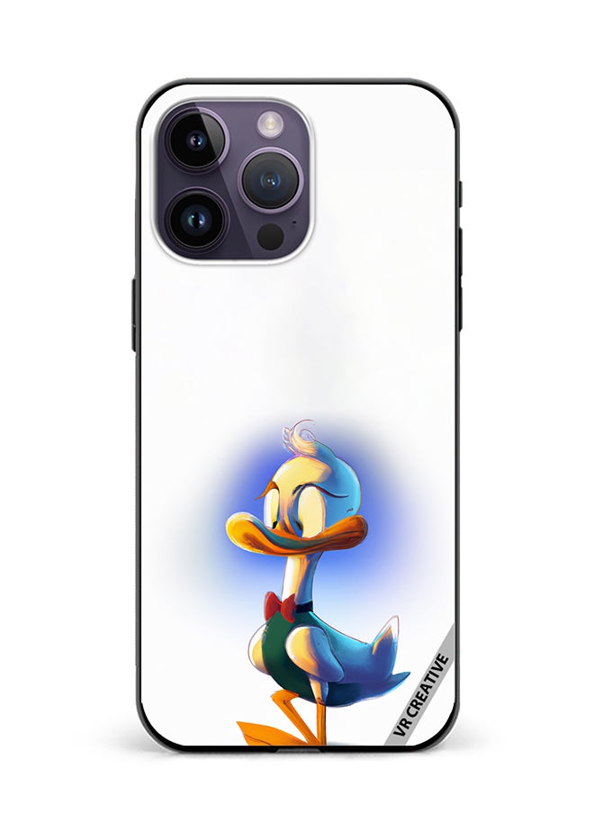 Protective Case Cover For Apple iPhone 15 Pro Donald Duck Design Multicolour