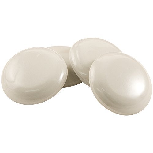 Super Sliders Self-Stick Furniture Sliders for Carpeted Surfaces (4 piece) - 1-11/16" Linen - Round SuperSliders - Image 2