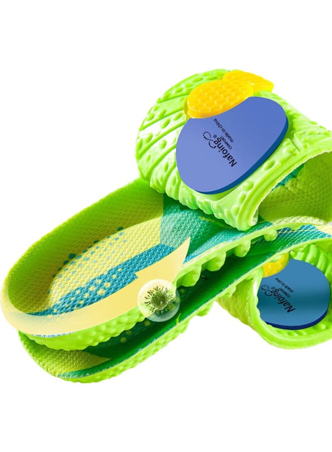 RENBEN Soft Cushioning Shock Absorption Insoles For Long Standing Comfort Military Training Running Breathable 7718 2 Pairs Pack Green Size 43-44 - Image 1