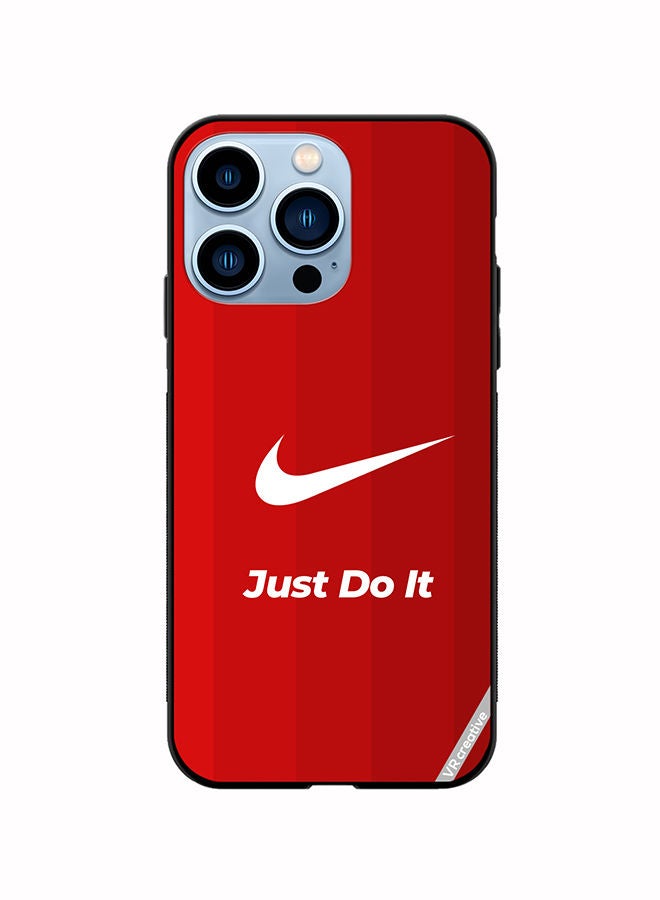 VR CREATIVE Protective Case Cover For Apple iPhone 14 Pro Max Nike Logo Red Design Multicolour - Image 1
