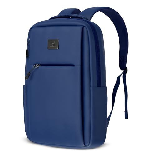 REDHORNS Waterproof 15.6-Inch Laptop Backpack for Men and Women Slim Bag, Unisex Travel Laptop, Ideal For Office,School,College and Business (BP046-Navy Blue) - Image 2