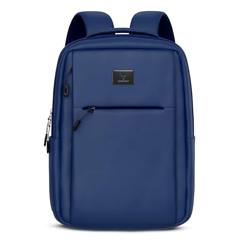 REDHORNS Waterproof 15.6-Inch Laptop Backpack for Men and Women Slim Bag, Unisex Travel Laptop, Ideal For Office,School,College and Business (BP046-Navy Blue) - Image 1