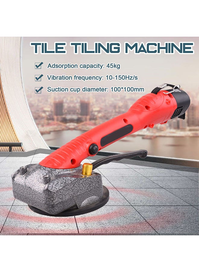 Generic - 10-150Hz Tile Tiling Machine Wall Floor Tiles Laying Vibrating Tool with 100*100mm Suction Cup - Image 1