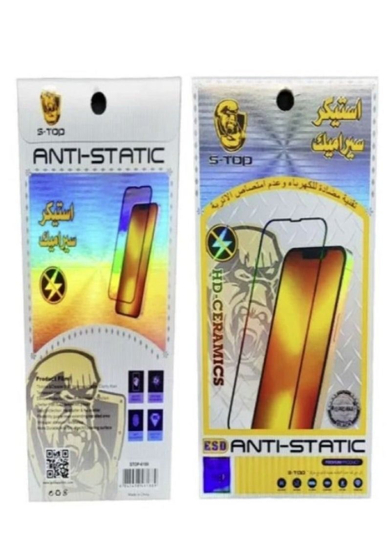 S-TOP Nano screen protector for iPhone 12 Black - Image 5