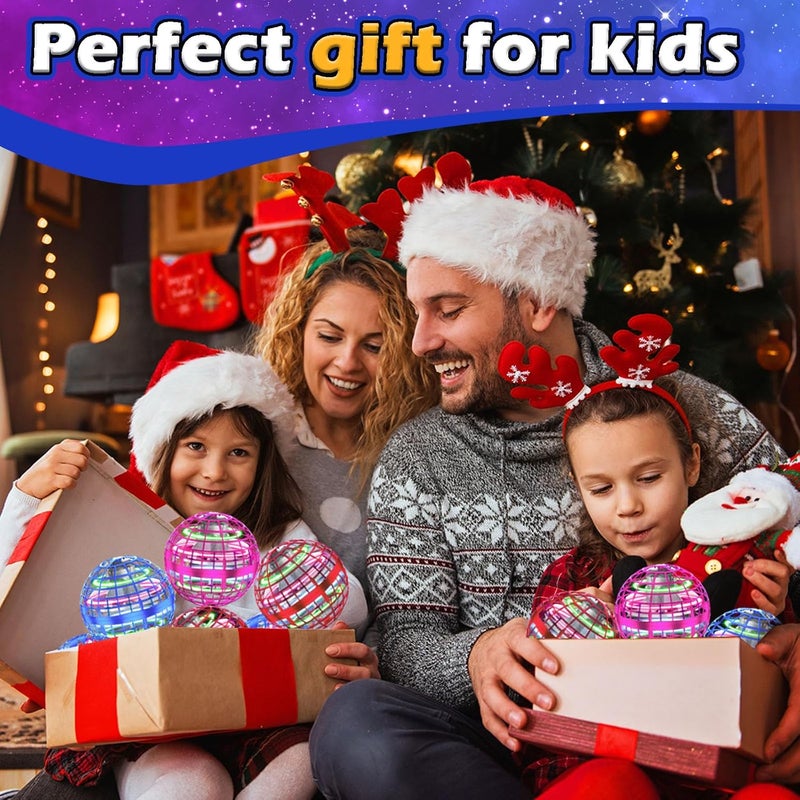 Tikduck Flying Orb Ball 2025 Toys Soaring Hover Boomerang Spinner Hand Controlled Mini Drone Cosmic Globe Spinning Kids Adults Outdoor Birthday Gift Cool Stuff for Boys Girls 6 7 8 9 10+ Year Old - Image 3