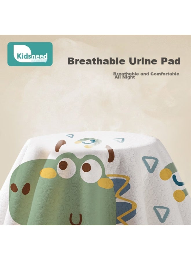 Kidsneed Antibacterial Baby Diaper Pad, Pure Cotton, Washable, Waterproof, Breathable, Leak-proof Menstrual Pad, 80*100cm - Image 5