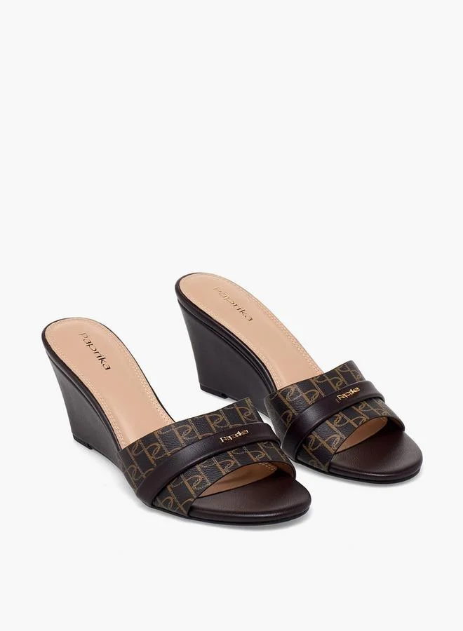 بابريكا Women Slip-On Wedge Heel Sandals