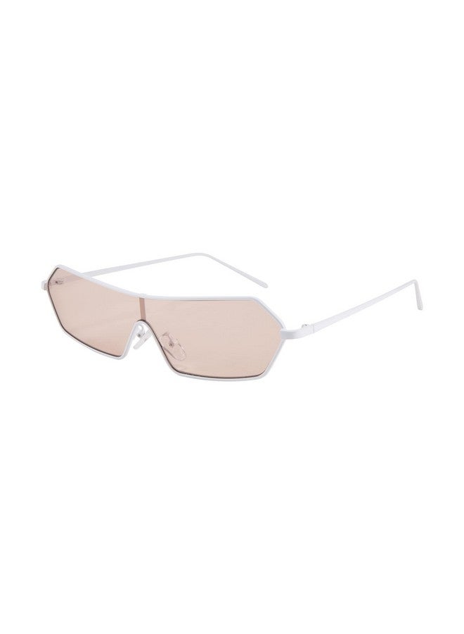 FEISEDY Fashion Small Flat Top Sunglasses 80S Futuristic Cyclops Cyber Visor Sunglassesmen Women B2744 - Image 1