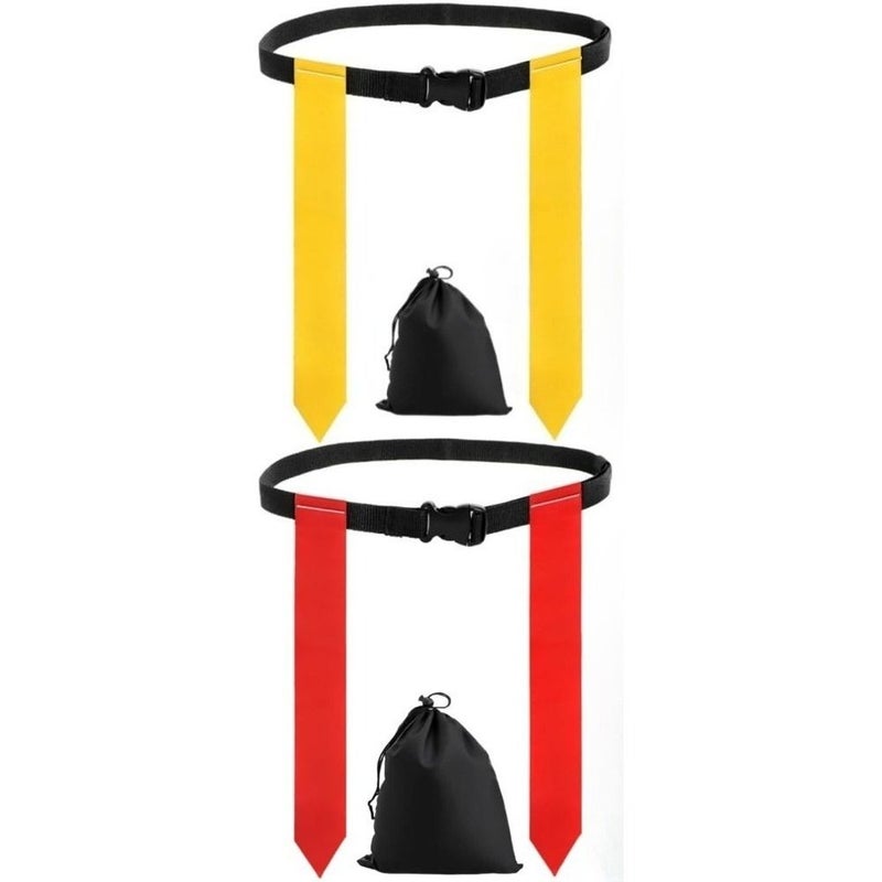 Adjustable Soccer Waist Belt With Flag Detachable Design Player Training Matches 1 Piece Two Colors - Image 2