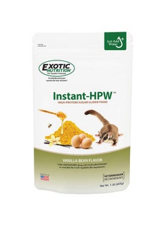 Instant-HPW - All Natural Vitamin Enriched Sugar Glider Food - Healthy & Nutritious - High Protein Wombaroo - Staple Diet (1 lb)