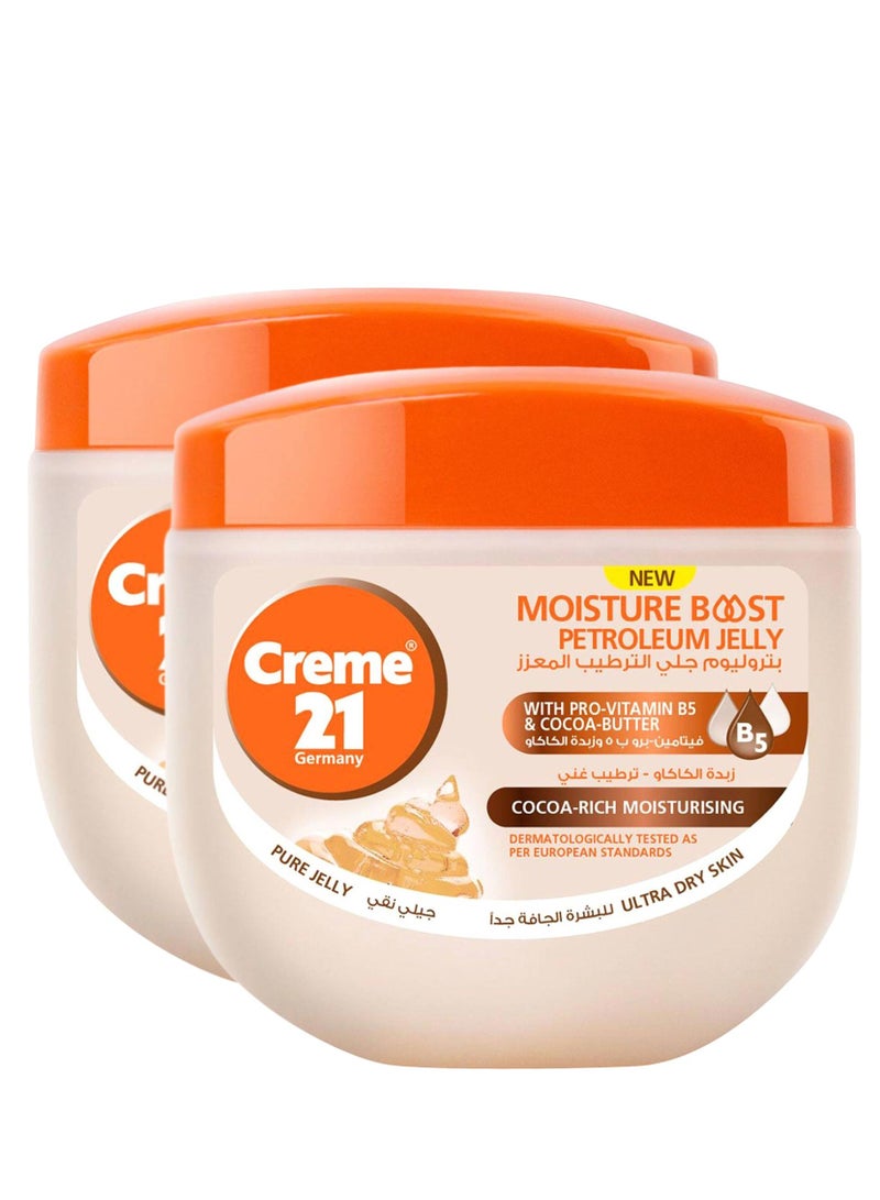 Creme 21 Petrellium Jelly Moisturizing Cream Enriched With Pro-Vitamin B5 And Cocoa Butter ultra Dry Skin 300ml - Image 1