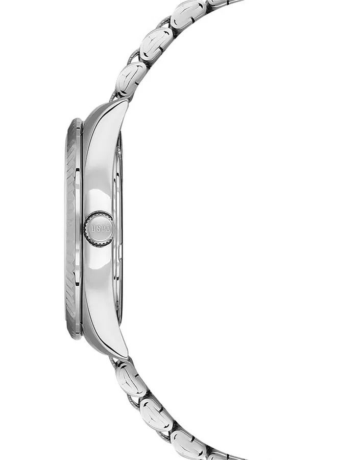 U.S. Polo Assn. Women's 34mm Watch with Silver Dial