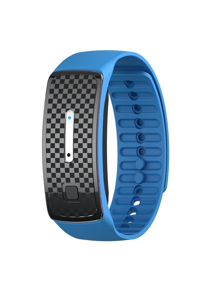 EVEREEN Electronic Bionic Wave Charging Summer Anti-mosquito Pest Control Wristband For Children Ultrasound Mosquito Repellent Bracelet (Blue)  - Image 1