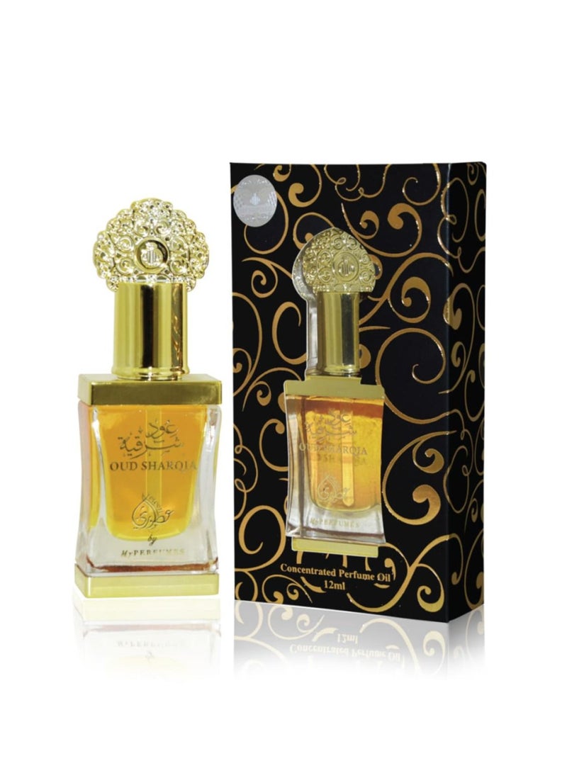 My Perfumes OUD SHARQIA from ARABIYAT Non Alcoholic Concentrated Perfume Oil or Attar for Men and Women 12ml - Image 1