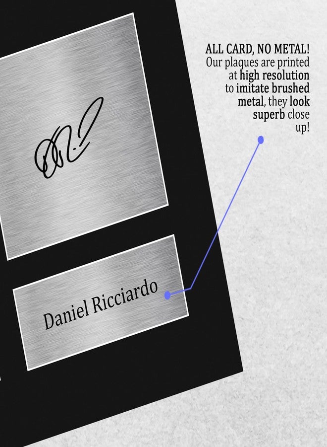 HWC Trading Daniel Ricciardo Formula 1 Gifts Printed Signed Autograph Picture for F1 Formula 1 Racing Fans - US Letter Size - Image 5