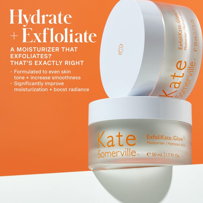 Kate Somerville ExfoliKate Glow Moisturizer â€“ Clinically Formulated Daily Face Cream, Gently Exfoliates and Hydrates, 1.7 Fl Oz - Image 3